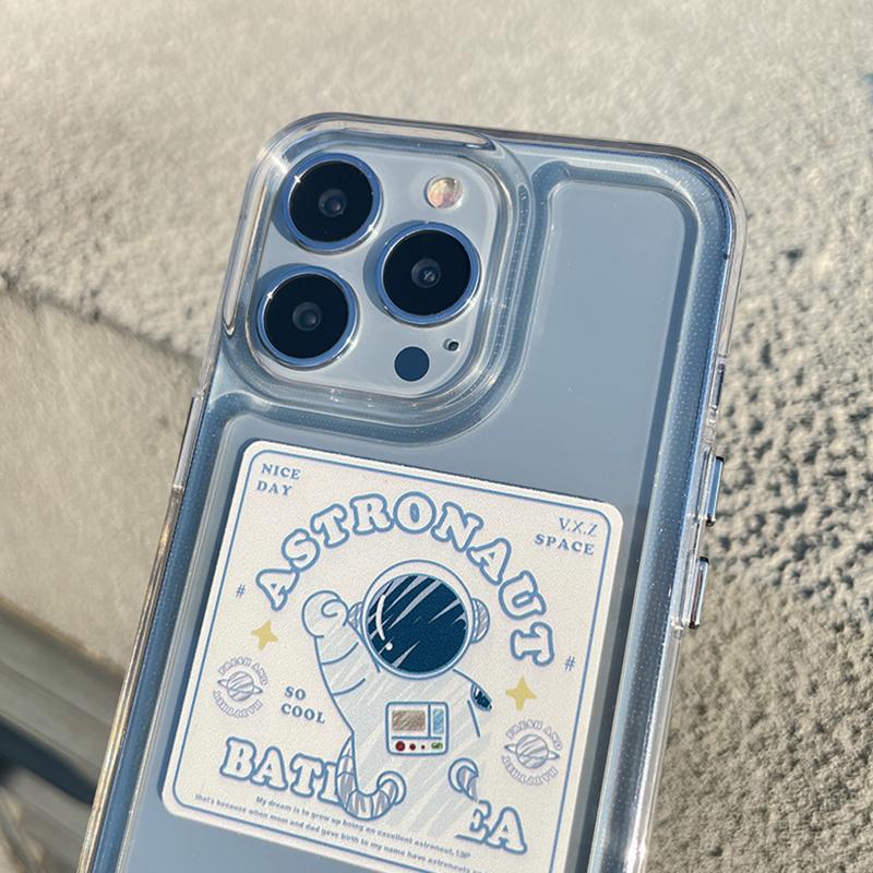 Чехлы для Iphone 13 Pro Max, прозрачный чехол для телефона с рисунком астронавта для Iphone 11 12 Pro Max Xr Xs Max 7 8 Plus X, мягкий бампер