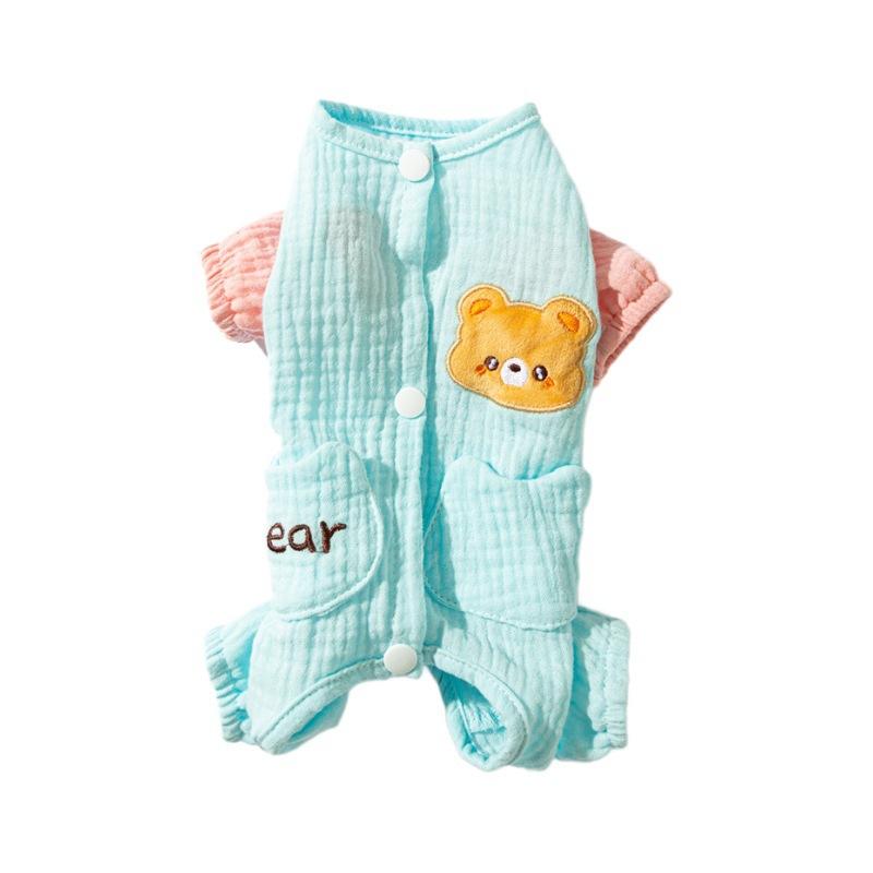 Тонкая дышащая сетчатая сумка для собак на весну и лето, одежда для четвероногих кошек, одежда с кондиционером, домашняя одежда для домашних животных, одежда для собак