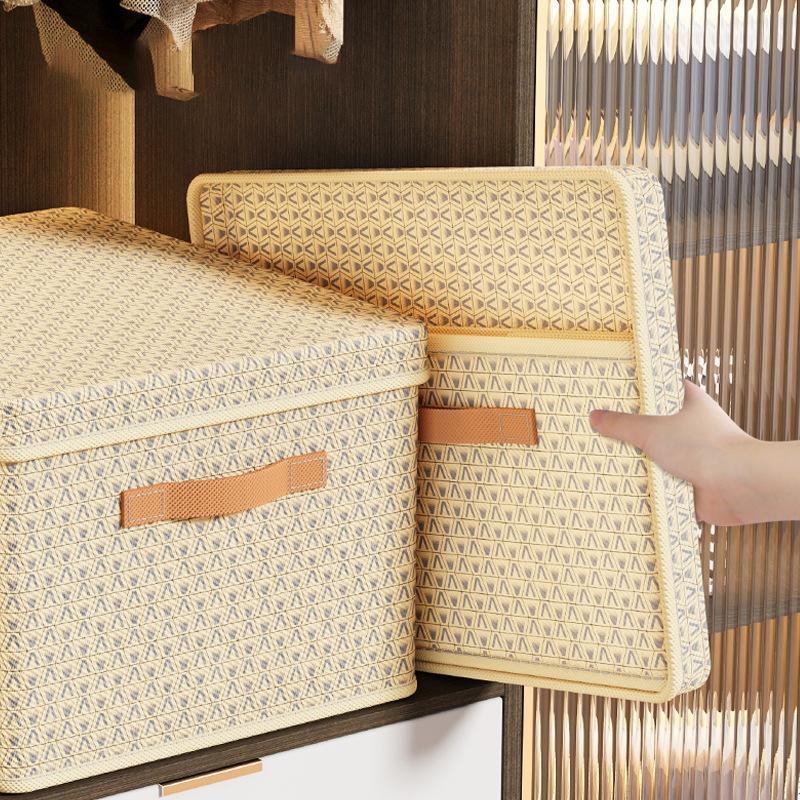 Clothes Bedding Storage Bags Home Quilt Folding Storage Box Organizer Underbed Wardrobe Closet Boxe