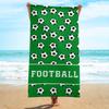 Portable Football Print Beach Towel Soft Shower Towel Creative Quick-Dry Beach Scarf  Beach
