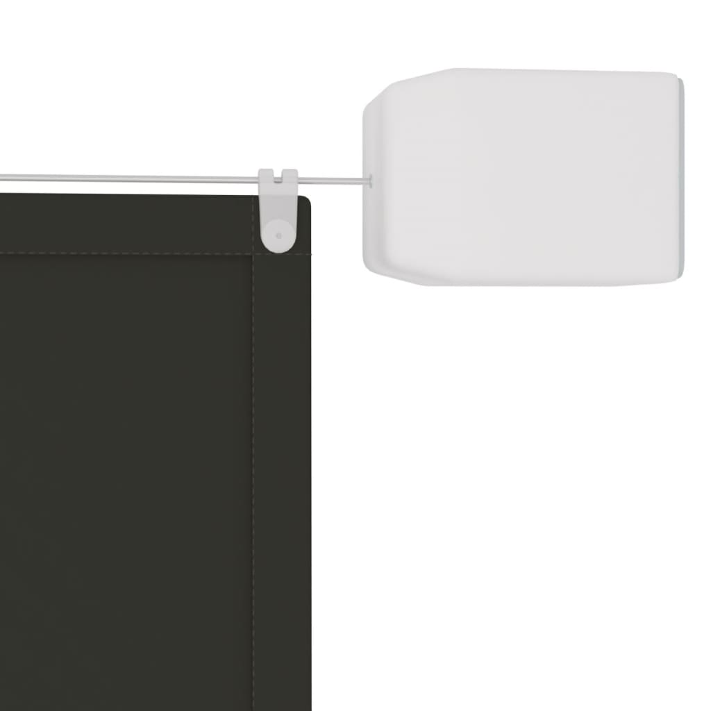 Vidaxl Markiza Pionowa, Antracytowa, 140X270 Cm, Tkanina Oxford