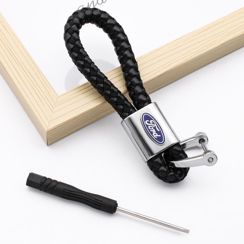 WTBV9 For Ford Focus Mustang Kuga Mondeo Fiesta Ranger Explorer 3D Metal Car Styling Keychain Key Chain Key Rings Pendant Accessories