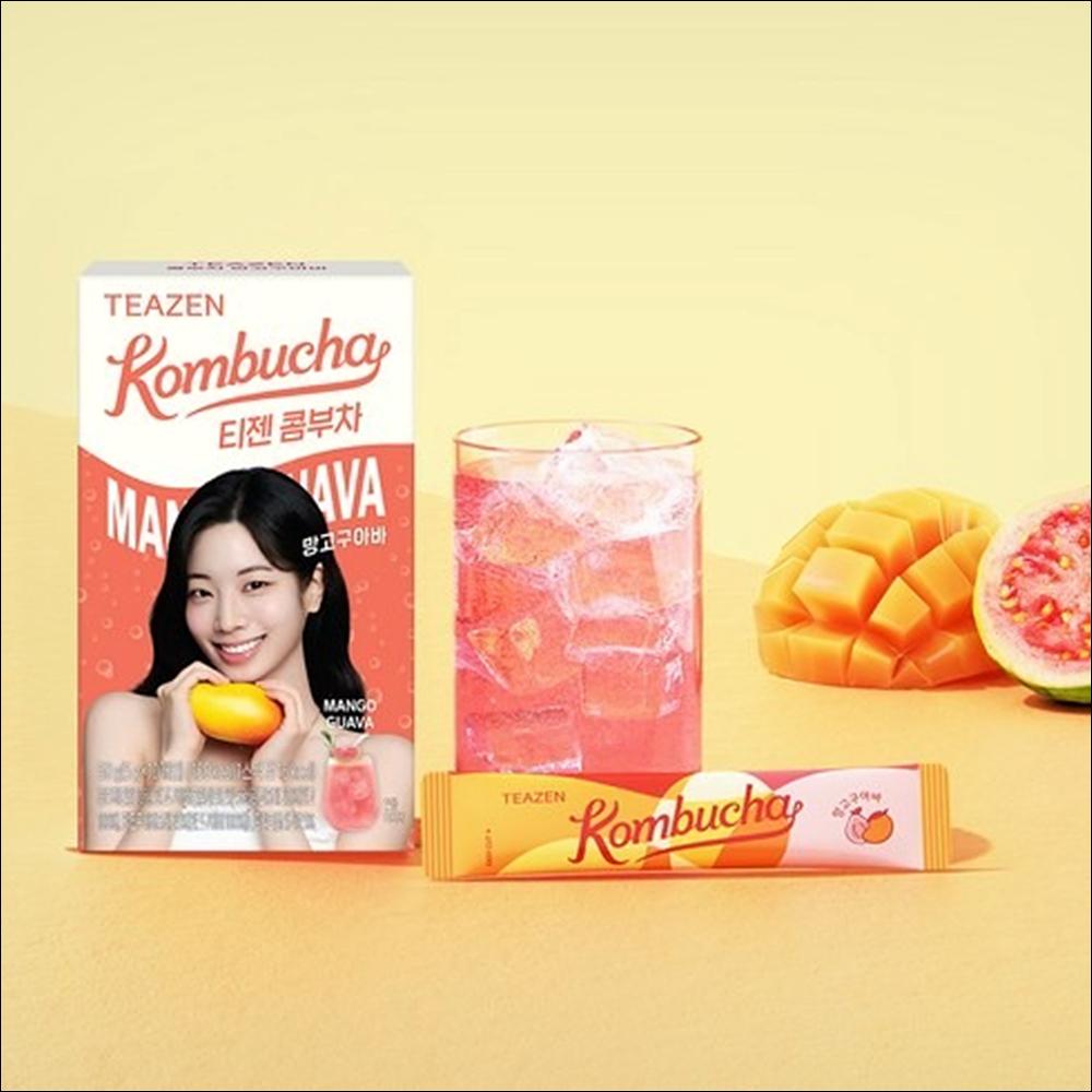 Чай TEAZEN KOMBUCHA со вкусом манго и гуавы(10EA/30EA/50EA/60EA/100EA)