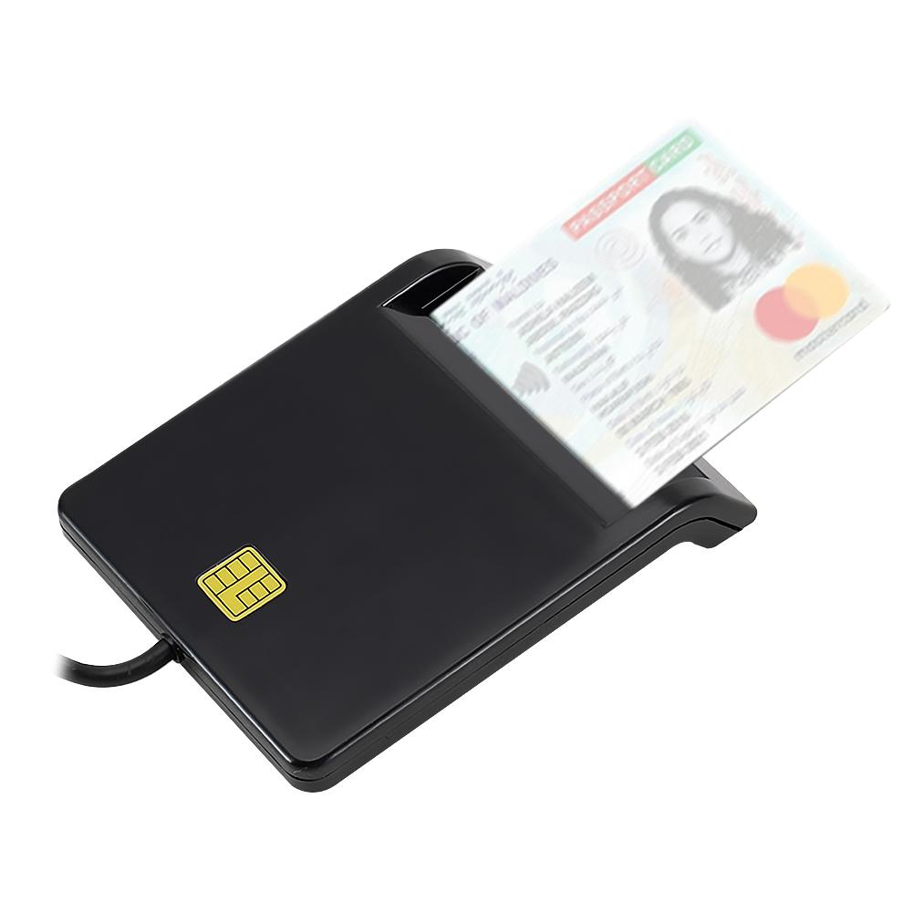 USB 2.0 Устройство для чтения смарт-карт для DNIE ATM CAC IC ID Банковская SIM-карта для Windows Linux