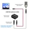 Кабель-адаптер USB папа к XLR мама Простой в использовании Универсальный кабель-конвертер для микрофона Plug-and-Play Студийный аудиокабель