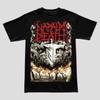2025 Новая футболка Napalm Death Grinding Heavy Metal Хлопок Круглый вырез Уличный Хип-хоп Стиль Топ Ретро Удобная Уличная футболка