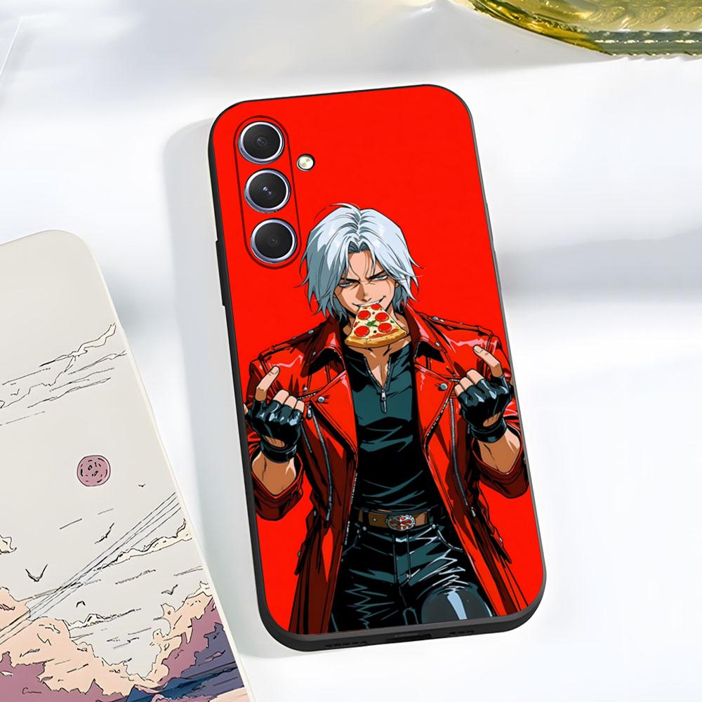 Чехол для телефона D-Devil M-May Cry для Samsung A56 A36 A26 A16 A15 A25 A35 A55 A14 A34 A24 A54 Черный Мягкий