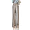 Gaucho Straight Leg Thermal Plus Korean High Everyday Winter [7-livehouse] Women's Wide-Leg Pants, Pants, Trousers, Sizes, Style, Waist, Slimming,