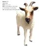 Animal Model Lovely Shape Collectible PVC Simulation Goat Model Figure for Gift