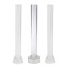 26cm Long Pole Church Christmas Candle Mold Large Cylinder Striped Plastic Candle Mold DIY Craft Clay Candle Making