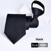 Wine Red Professional 8cm Men's Easy-Pull Solid Tie - Ideal for Business and Graduations