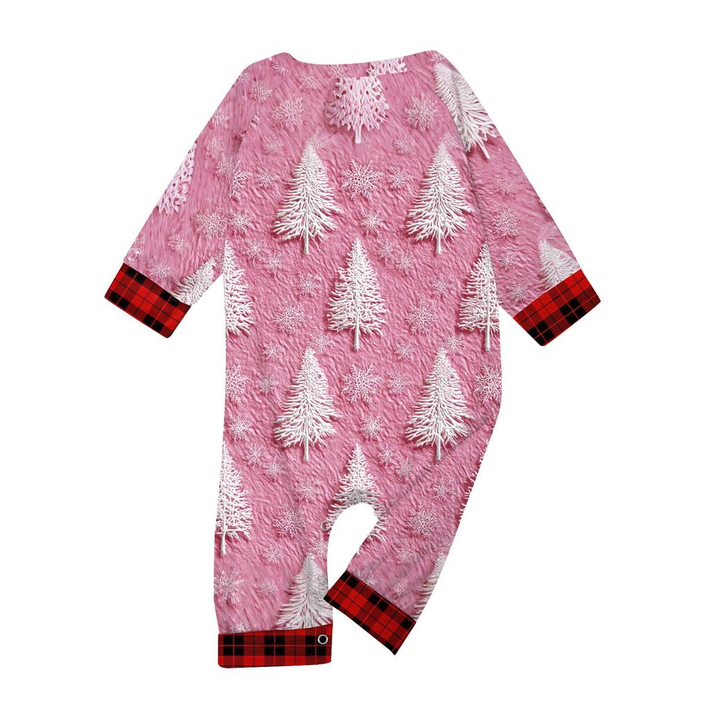 Комплект из топа и брюк с рождественскими принтами для всей семьи Одинаковые комплекты для всей семьи