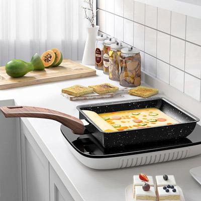 Сковорода с антипригарным покрытием, японские омлеты тамагояки, маленькая квадратная каменная сковорода Майфан, кухонная посуда