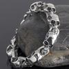 Solid Stainless Steel Men's Bracelets Punk & Hippe's 9MM Skulls Ghost Chain Bracelet Men Masculine Halloween Jewelry Accessories