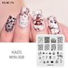 MIN 008 Nail Stamp Cupcake Nail Art Template Stamping Plates