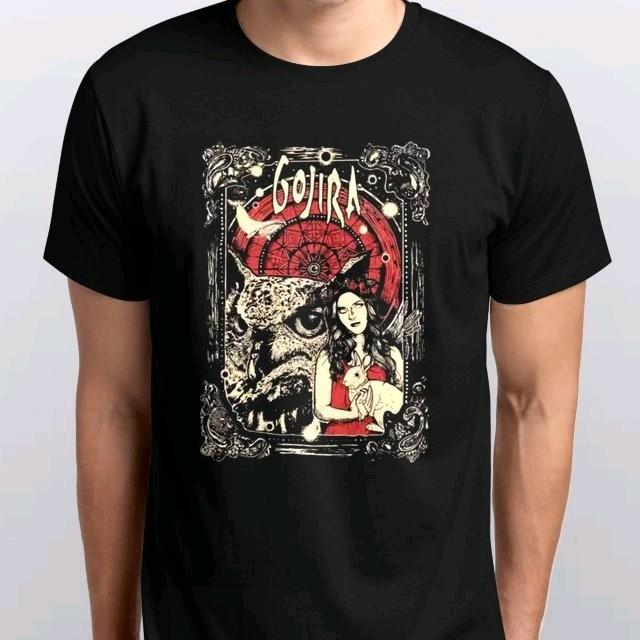 Gojira Heavy Metal Music T-SHIRT sizes S M L XL XXL 3 4 XL colours Black