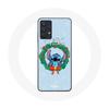 Coque Maniacase pour Samsung Galaxy A32 4G Stitch neige joyeux Noël bleu