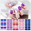 Qatar World Cup Nail Art Stickers Cartoon Festival Waterproof Nail Polish Film Flag Nail Stickers Full Sticker Mix