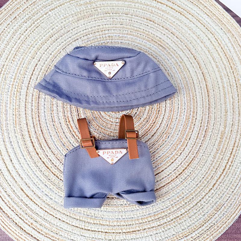 17 см одежда для куклы Лабубу джинсовая четырехлистный клевер комплект наряд аксессуары одежда своими руками детский подарок милая принцесса (Исключая куклы)