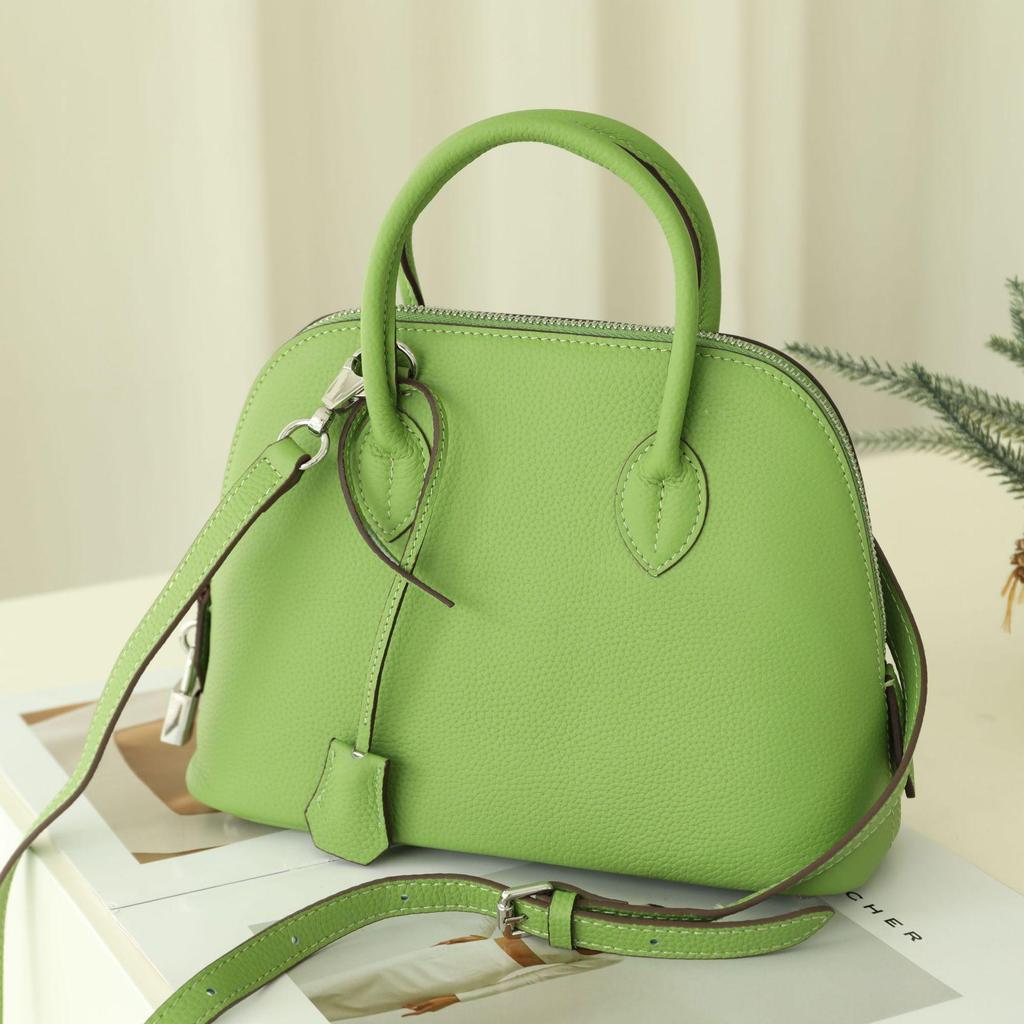 Женская сумка из воловьей кожи Shell: Универсальная сумка на одно плечо и через плечо