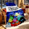 Custom Name Personalized Among Us Print Blanket, Home Decor, Bedroom, Sofa, Camping, Couch, Gifts for Birthday ChristmasEnthusiasts