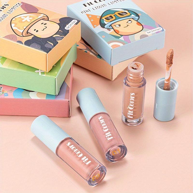 Набор из трех предметов для губ, увлажняющее матовое средство для увеличения объема губ, жидкое масло для губ, матовая чашка с антипригарным покрытием, блеск для губ, помада, рождественский подарок