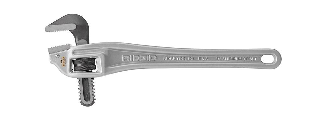 Ridgid Aluminum Offset Pipe Wrench 350mm 31120