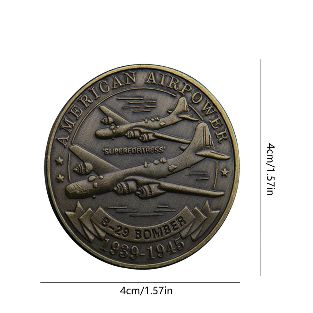 1 шт. Памятная монета США, самолет-истребитель, военная сила, памятная медаль, жетон, коллекционирование, патриотизм, сувенир
