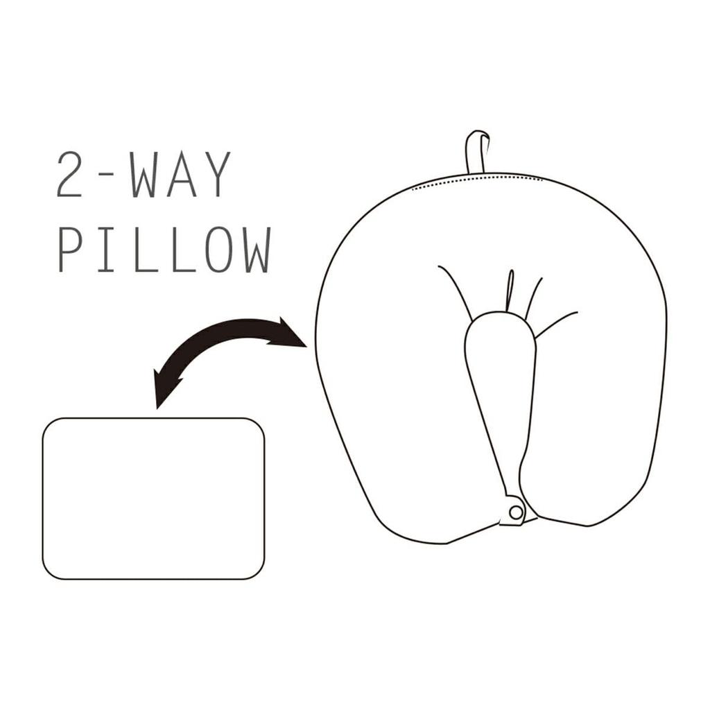 Sifre 2-Way Neck Pillow MKR7075 Black