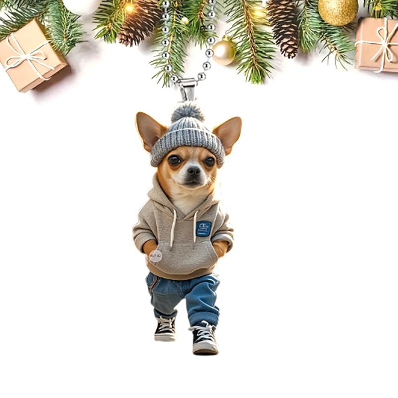 Arrive Acrylic Monkey Pendant Personalized Decor Pendant Christmas Monkey Pendant Car Cartoon Xmas Tree Acrylic Ornament