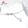 Female 925 Sterling Silver Bracelet Top Quality Zircon Arm Chain Bead Pendant Pearl Bracelet for Women Genuine Fashion Jewelry