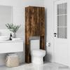 Bathroom Cabinet ZWOLLE Smoked Oak 66 x 25.5 x 190 cm