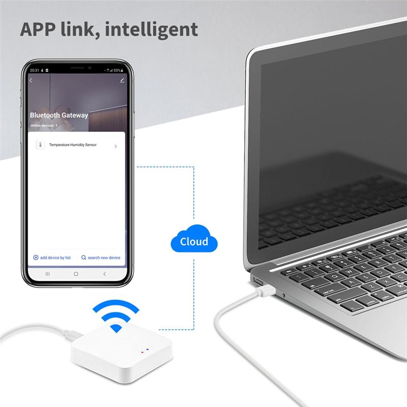 Tuya Zigbee Беспроводной Bluetooth Пульт Дистанционного Управления Многорежимный Шлюз Устройство Умного Дома