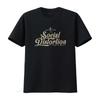 Мужская футболка Social Distortion Мужская Модная Классическая С круглым вырезом Хлопок Черный 4XL Винтажная Стильная Растягивающаяся