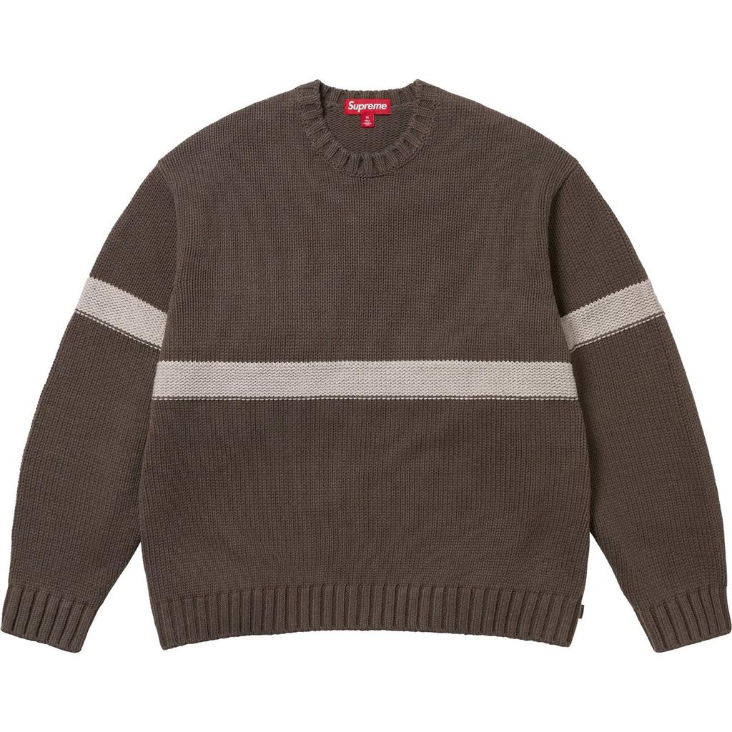 Supreme Tonal Applique Sweater SUP-SS25-145