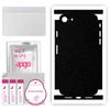 apgo Protective Skin Sticker for the Back+sides Compatible with Apple iPhone SE 2022, Full Wrap Film, Foil, Vinyl - Pattern Matte Black