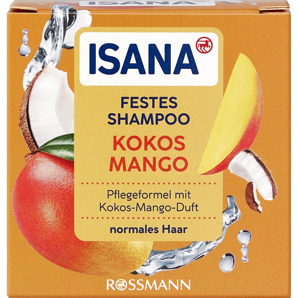 Германия Rothman ISANA твердый шампунь Кокос Манго 65г