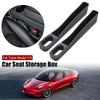 Car Storage Box for Tesla Model Y Model3 Seat Slot Storage Box Leak-proof Anti-drop Phone Card Holder Car Interior Accessor K0I7
