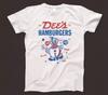 Dee's Hamburgers T Shirt and Kids Tshirt Unisex Style 100% Cotton