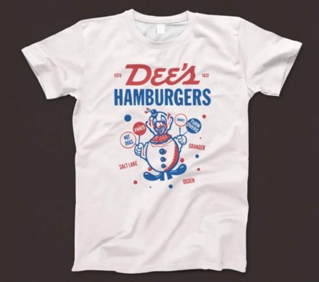 Dee's Hamburgers T Shirt and kids tshirt Unisex Style 100% Cotton