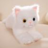 New 40/53cm Black Lying Cat Plush Toys Soft Simulated Cat Plushie Dolls Stuffed Animal Lovely Birthday Gift
