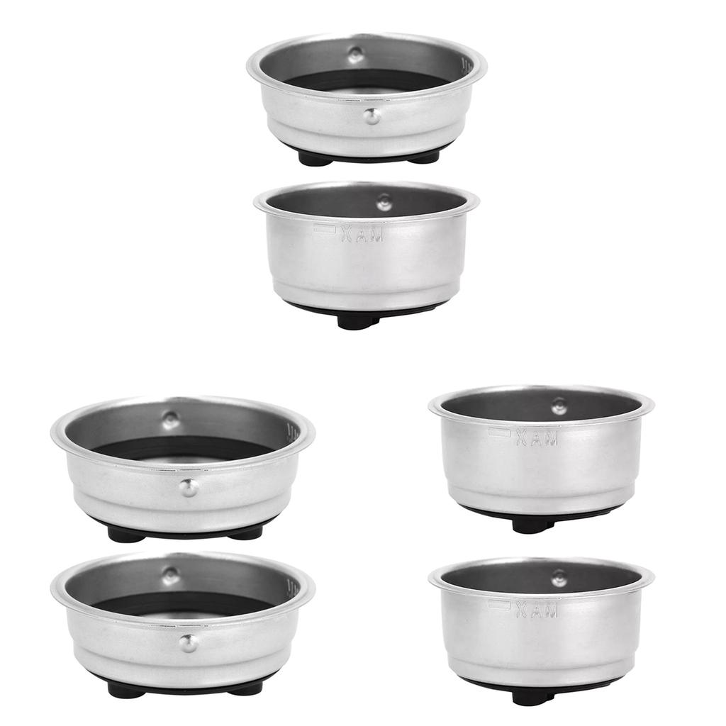 Home Office 304 Stainless Steel Coffee Filter Basket Strainer Cup 51mm Detachable Portafilter Coffee Machine Accessories