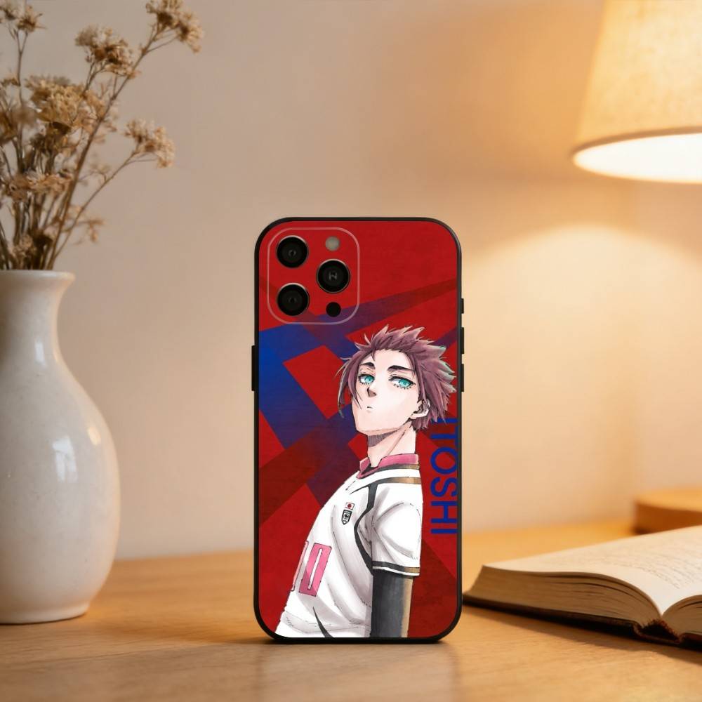 B-Синий L-Замок I-Итоши S-Саэ-Э (1) Чехол для телефона iPhone 17, 16, 15, 14, 13, 12, 11 Plus, Pro Max, XS, Мягкий силиконовый черный чехол