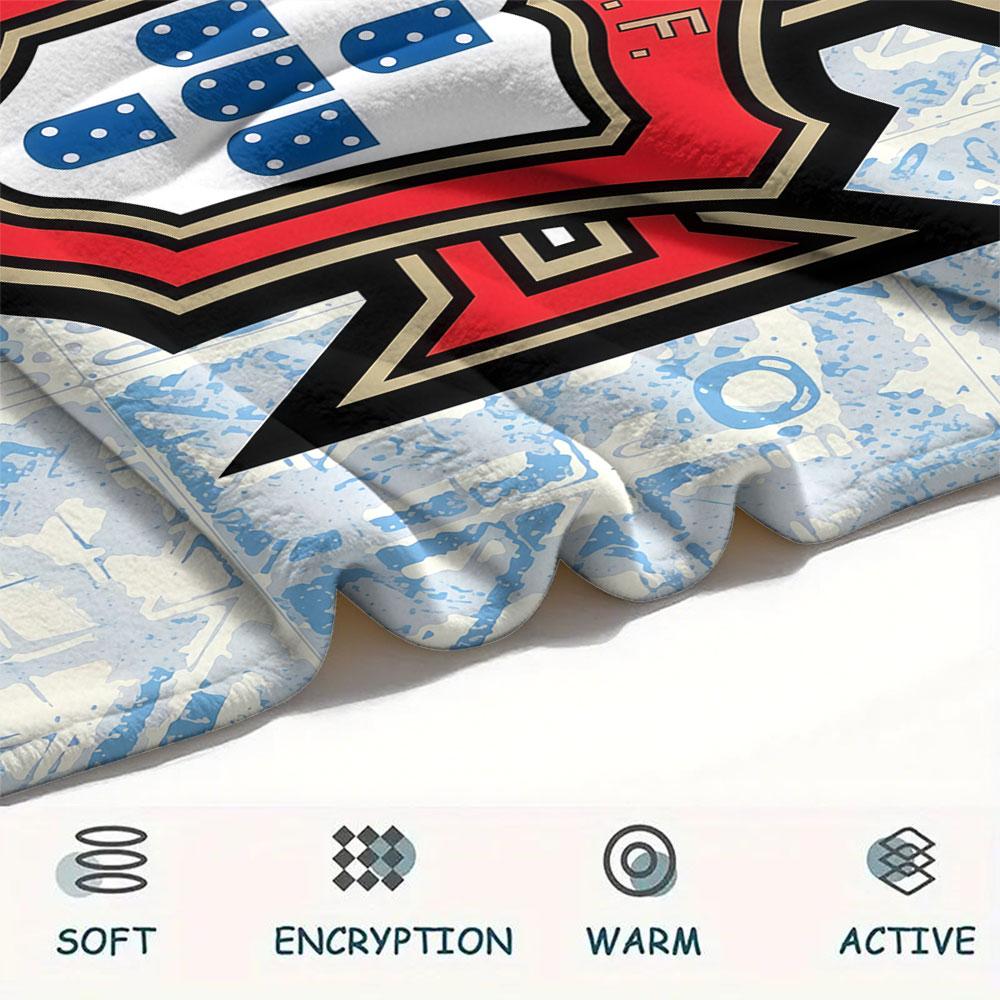 Portugal football Printed Flannel Blanket, soft throw for bedroom sofa, washable,soccer fan merchandise, great gift.