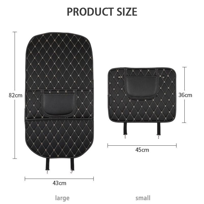 2025 Новый PU кожаный чехол для спинки автомобильного сиденья, защитный коврик для детей Kick Clean Anti Dirt Защита от грязи