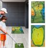 60*100cm Mini Golf Game Set With Chipping Mat Polyamide Fiber Golf Hitting Mats