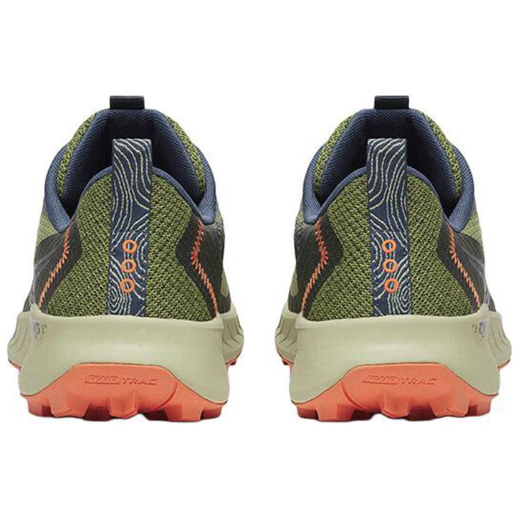 SAUCONY Сокол-сапсан 15 Амортизация Дышащие Низкие Беговые Кроссовки Унисекс Зеленый S10992-162