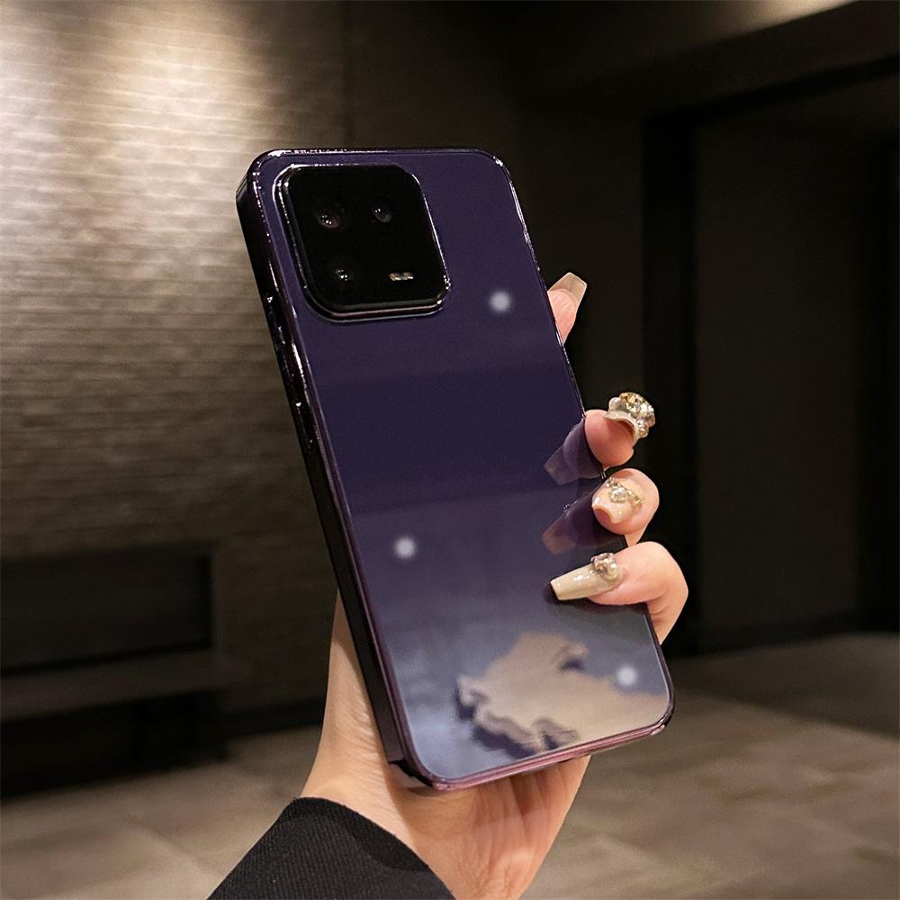 Роскошный Глянцевый Закаленный Стеклянный Защитный Чехол Для Xiaomi 14 13 Pro 14Pro 6D Покрытие Броня Керамика Кристалл Пленка Защита Линзы