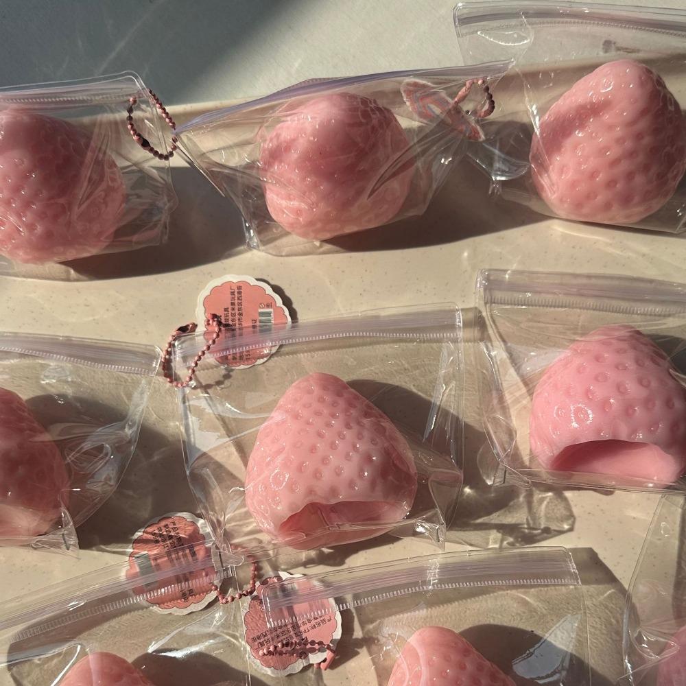 Клубничная Таба Сквиши Игрушка-Непоседа - Медленно Восстанавливающаяся Игрушка для Снятия Стресса для Детей, Взрослых, Офиса и Сувениры для Вечеринок - Сжимаемый Подарок