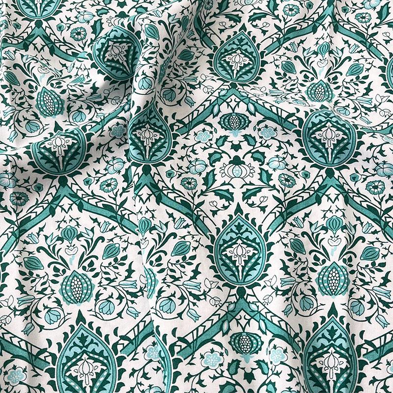 Rayon Fabric Floral Flowers Vintage Liberty Ethnic Soft Summer Pajamas Cloth Sewing Accessories By Meter cortinas jupes